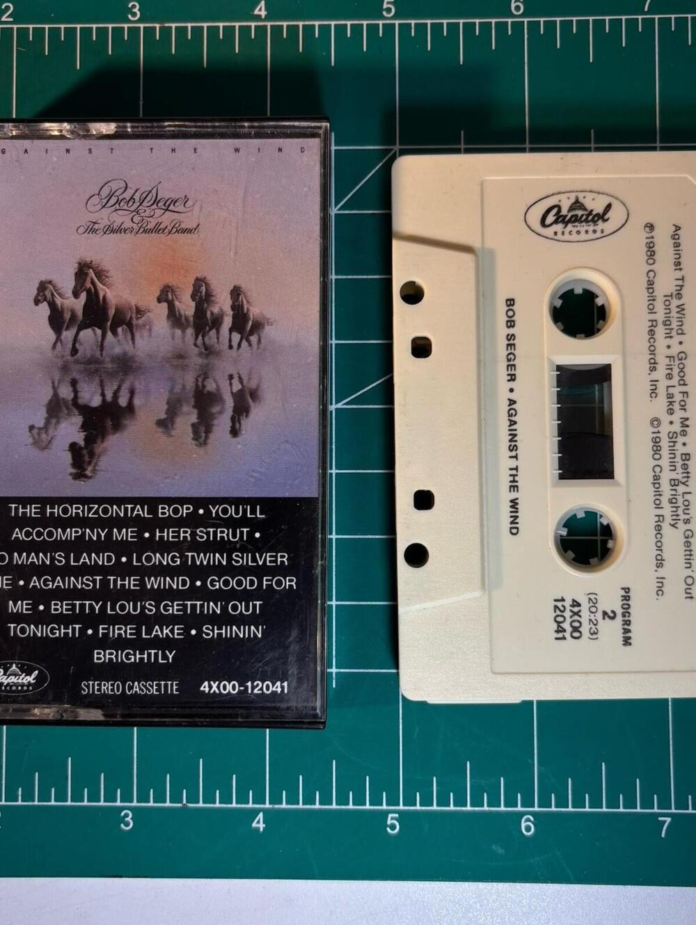 Bob Seger & The Silver Bullet Band Against The Wind Cassette Tape 1980 Capitol